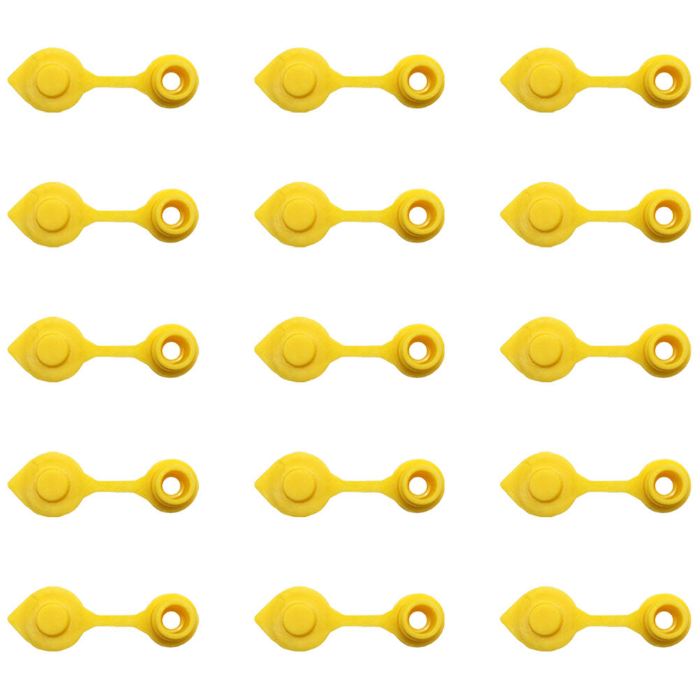 FSG80-0132_x15 Qty 15: Gas Can Vent Cap (Yellow)  Fits Universal Products