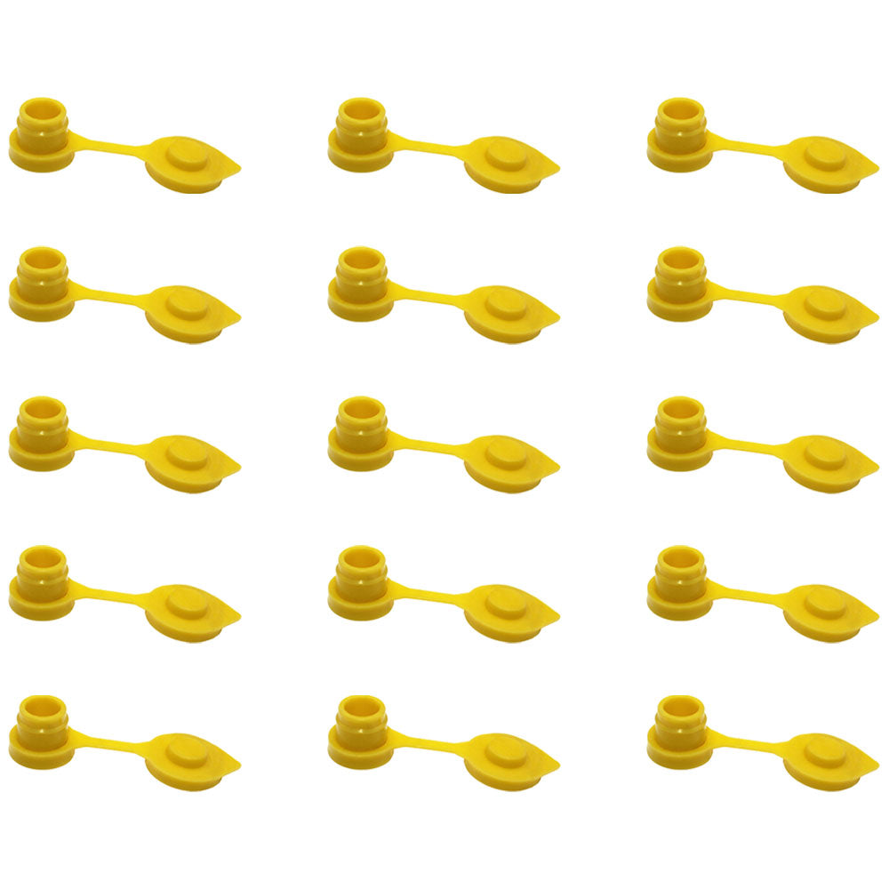 FSG80-0132_x15 Qty 15: Gas Can Vent Cap (Yellow)  Fits Universal Products