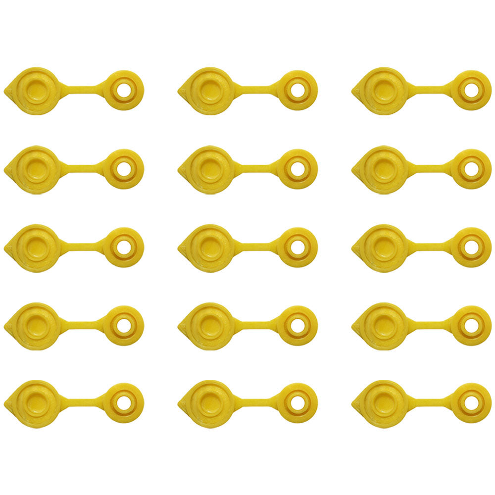 FSG80-0132_x15 Qty 15: Gas Can Vent Cap (Yellow)  Fits Universal Products
