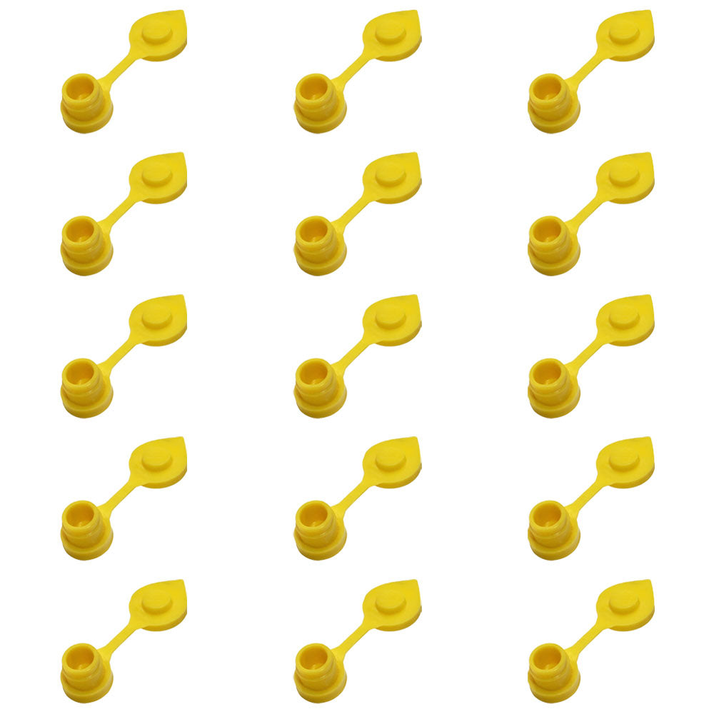 FSG80-0132_x15 Qty 15: Gas Can Vent Cap (Yellow)  Fits Universal Products