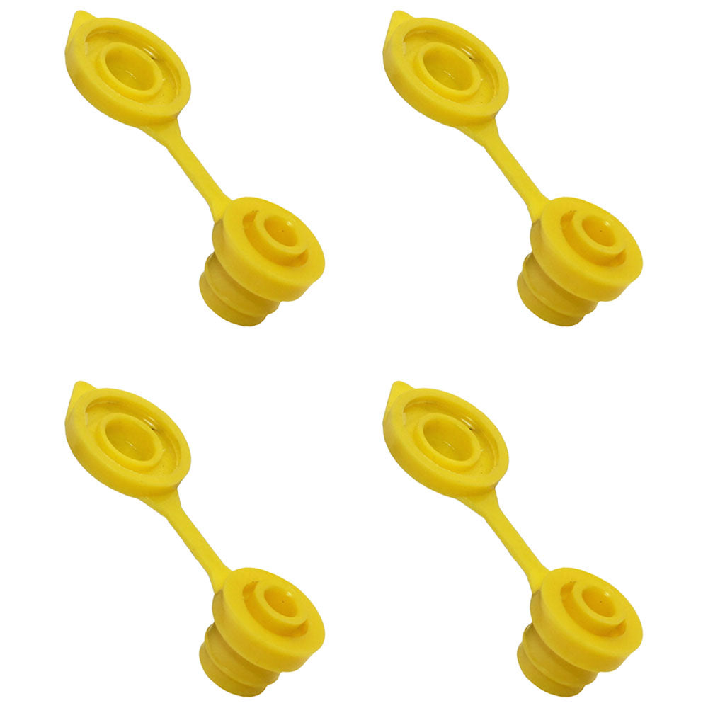 FSG80-0132_x4 Qty 4: Gas Can Vent Cap (Yellow)  Fits Universal Products