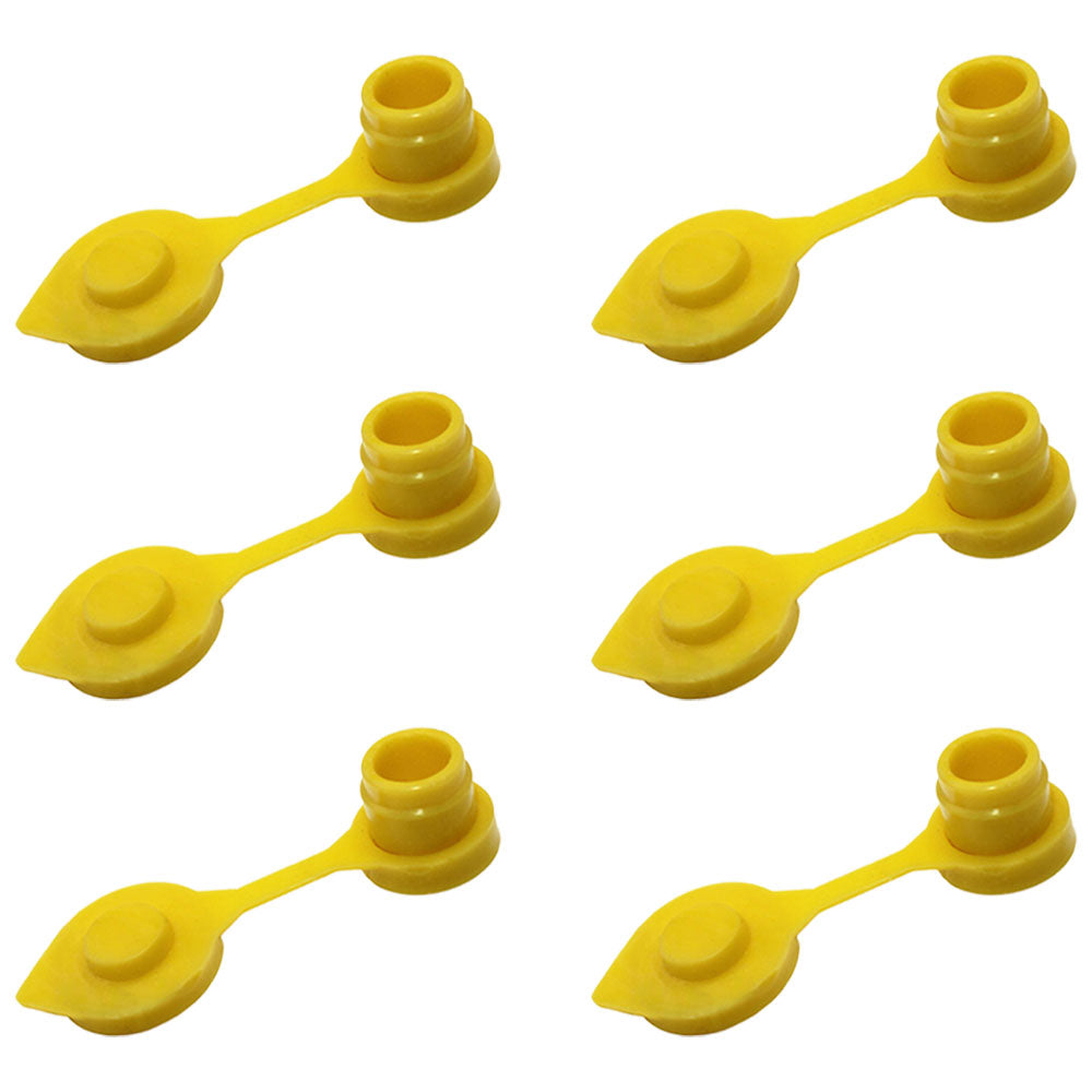 FSG80-0132_x6 Qty 6: Gas Can Vent Cap (Yellow)  Fits Universal Products