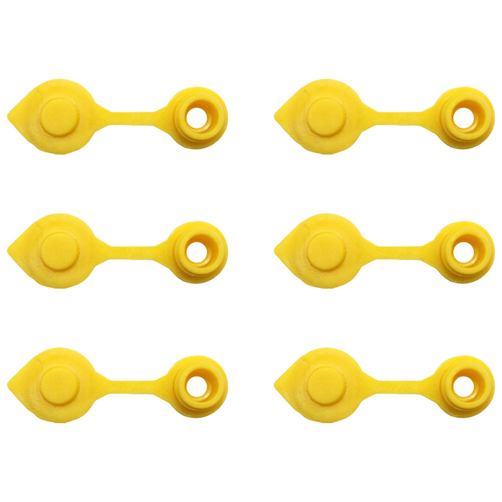 FSG80-0132_x6 Qty 6: Gas Can Vent Cap (Yellow)  Fits Universal Products