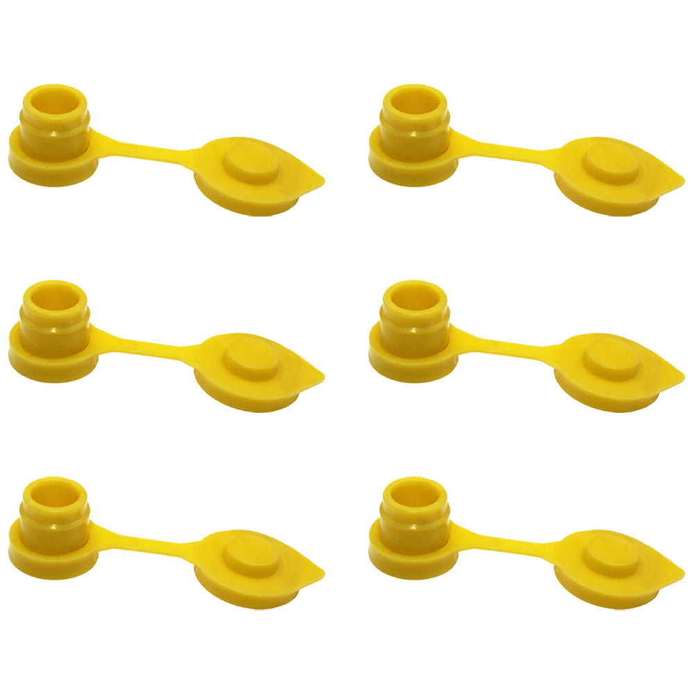 FSG80-0132_x6 Qty 6: Gas Can Vent Cap (Yellow)  Fits Universal Products