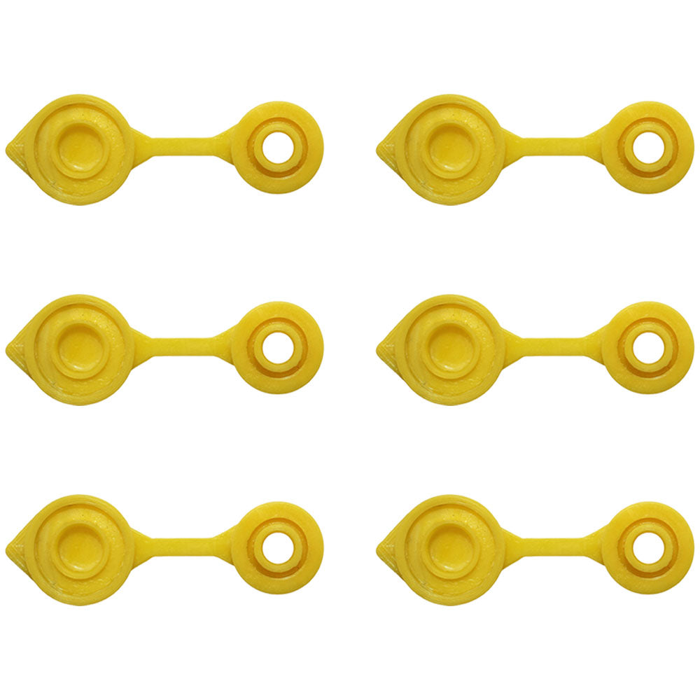 FSG80-0132_x6 Qty 6: Gas Can Vent Cap (Yellow)  Fits Universal Products