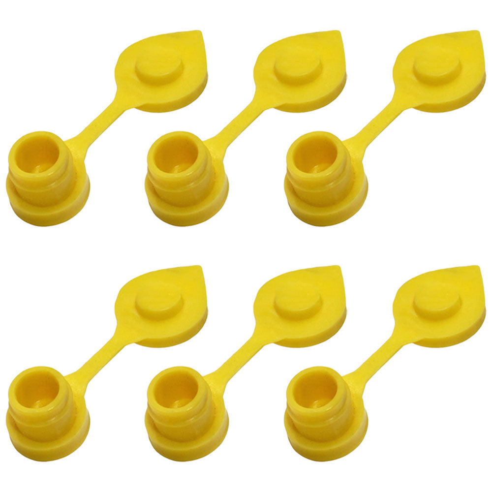 FSG80-0132_x6 Qty 6: Gas Can Vent Cap (Yellow)  Fits Universal Products