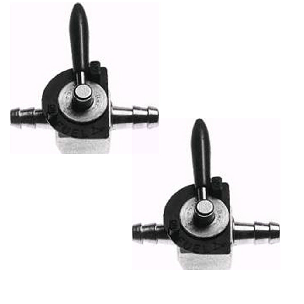 (2) Fuel Cut-Off Valve 1/4" Hose Clamps 48568 For Scag