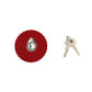 Red Fuel Cap with Vent Hole (Plastic) Fits Massey Ferguson Replaces 001584U91