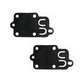 2 Pack Carburetor Diaphragm Fuel Pump Fits Briggs and Stratton 270026