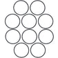 2963.0121 Qty 10: Float Bowl Gasket
 Fits Tecumseh Various