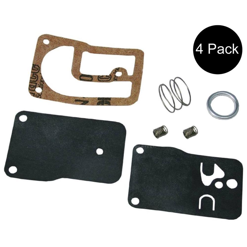 393397 Qty 4: Fuel Pump Kit Fits Briggs and Stratton 253400-255400 400400-422700