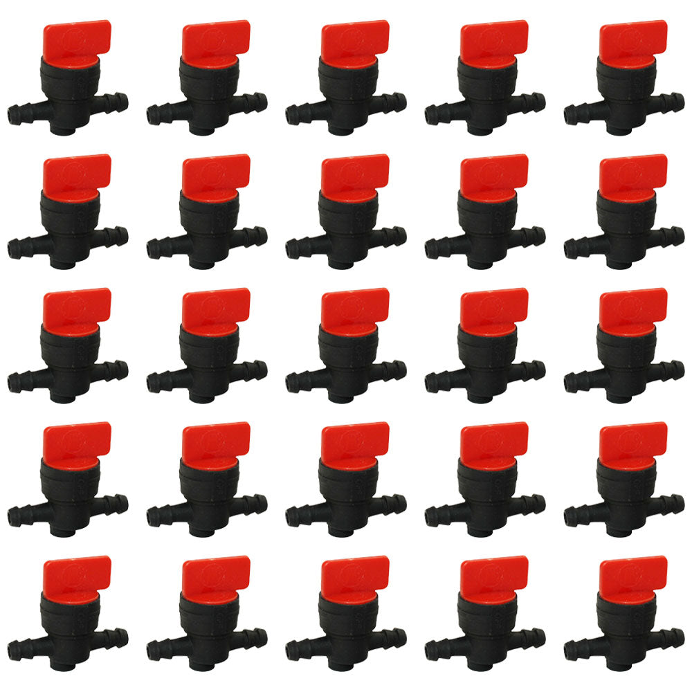 Qty 25: 1/4" In-Line Fuel Shut Off Valve Fits Snapper Replaces 2-4507