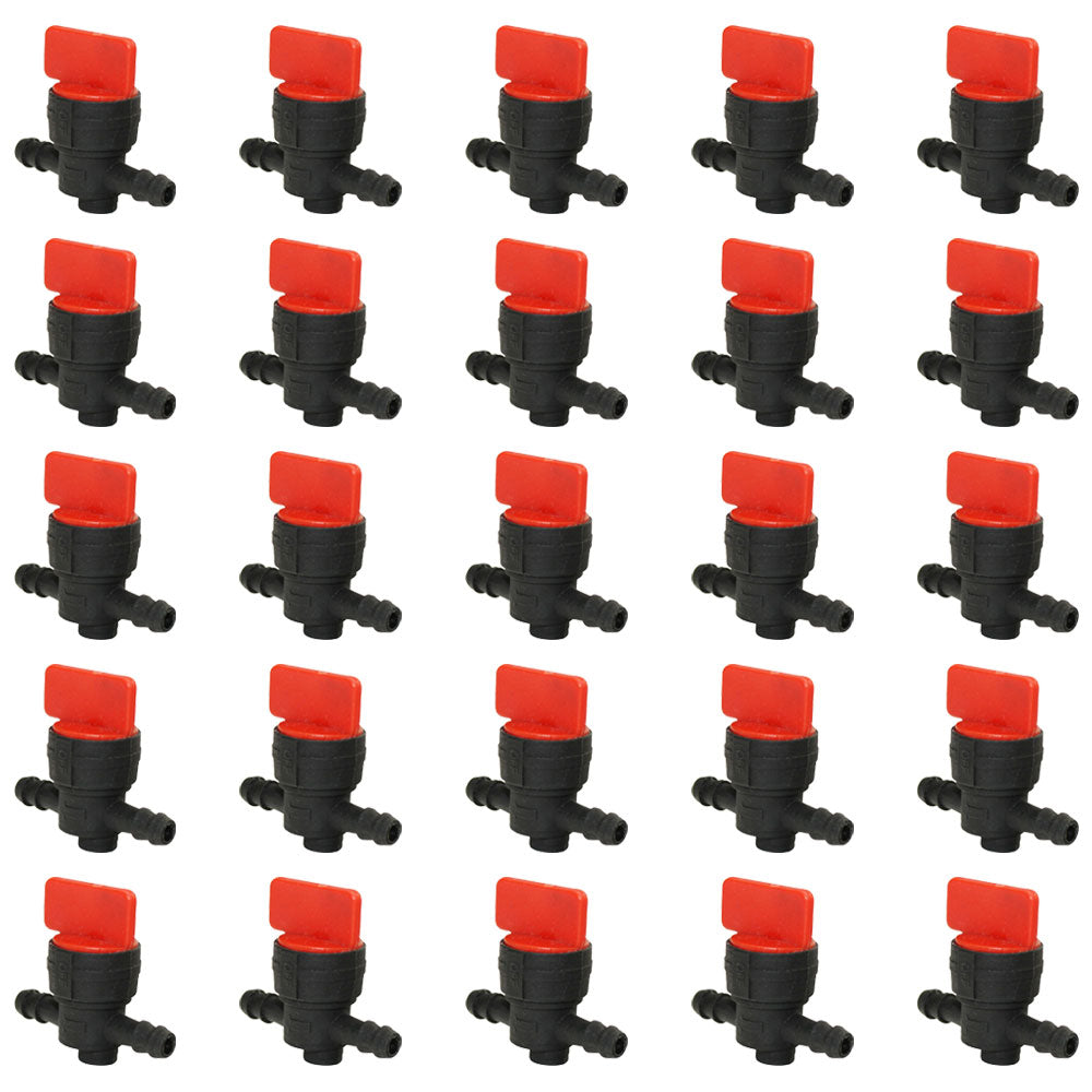Qty 25: 1/4" In-Line Fuel Shut Off Valve Fits Briggs & Stratton Replaces 491860