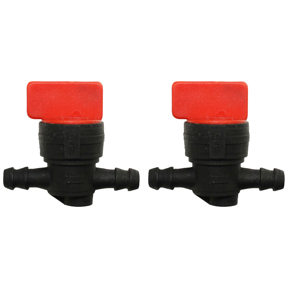 Qty: 2 In-Line Fuel Shut Off Valve 1/4" 
 Fits Snapper Replaces 2-4507