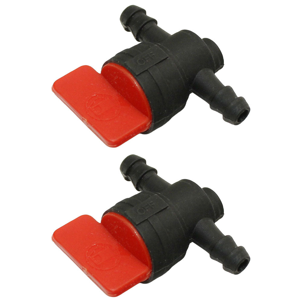 Qty: 2 In-Line Fuel Shut Off Valve 1/4" 
 Fits Snapper Replaces 2-4507