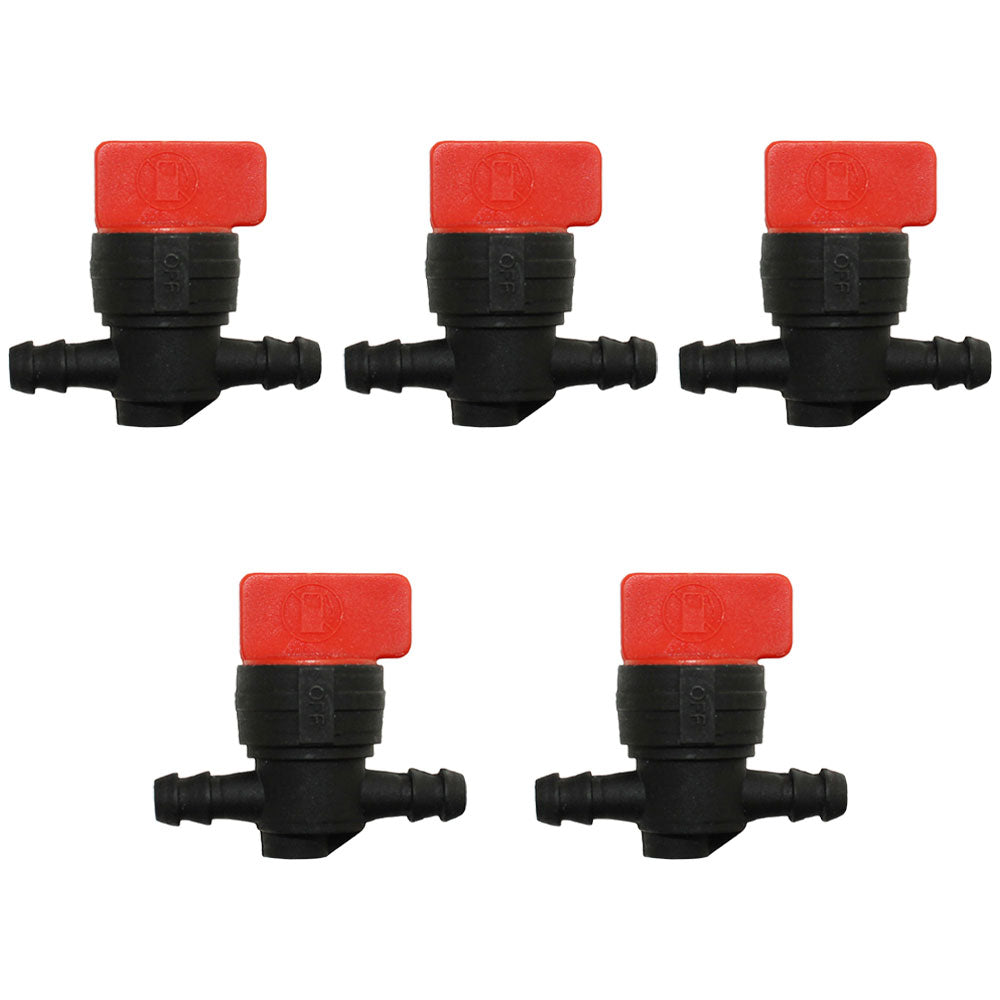 Qty:5  1/4" In-Line Fuel Shut Off Valve
 Fits Briggs & Stratton Replaces 491860