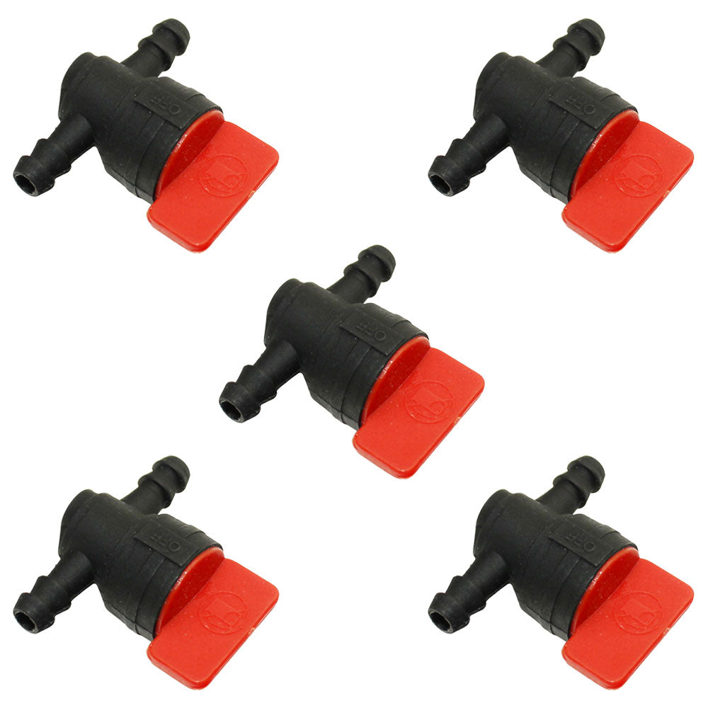 Qty:5  1/4" In-Line Fuel Shut Off Valve
 Fits Briggs & Stratton Replaces 491860