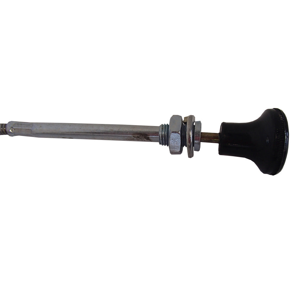 237 Universal Rotary Push Pull Choke Throttle Cable 63" Long, Inner 60" Conduit