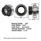 Adapter Bearing Fits Case/International Harvester Replaces 40704
