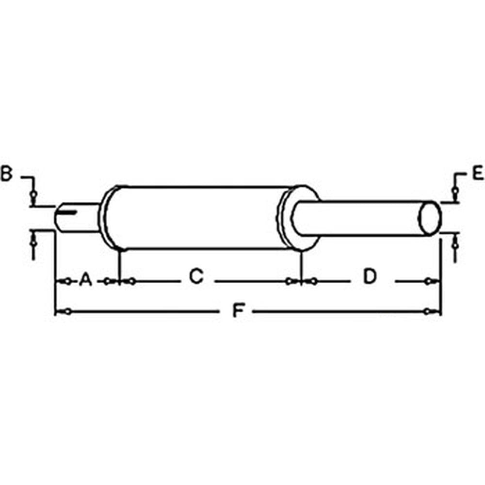 Muffler Fits John Deere