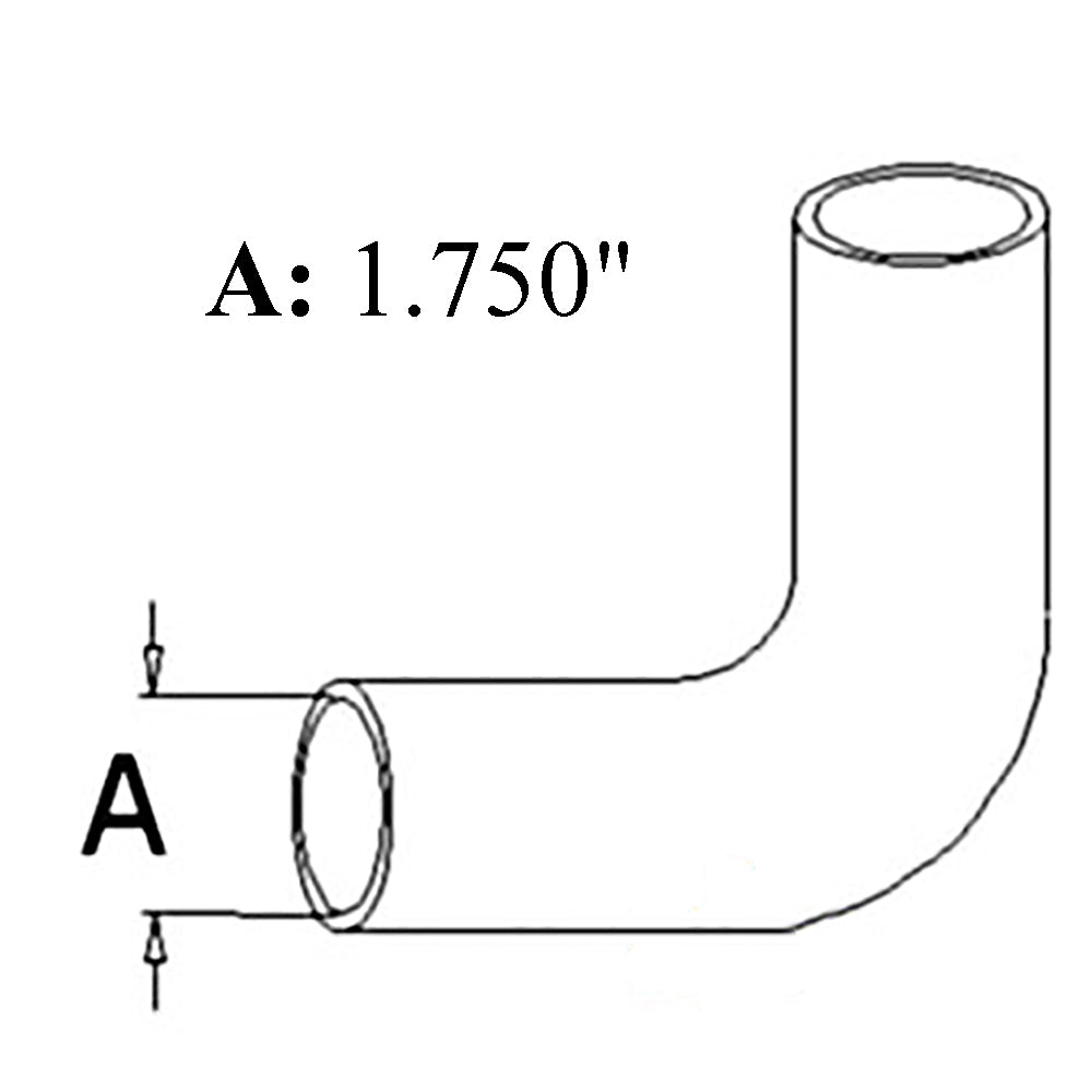 Lower Radiator Hose Fits Case 430 530 430 530 570 Fits Case IH G46361
