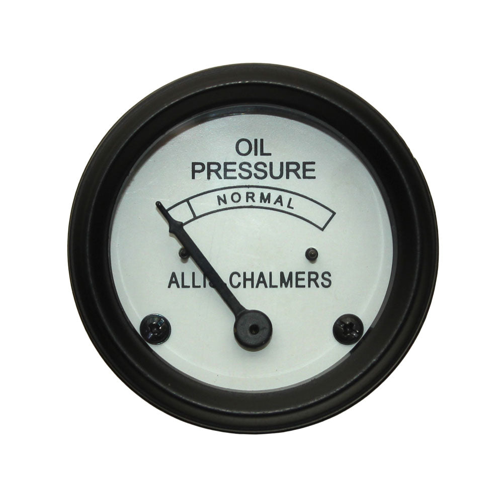 207834-BLK Black Bezel Oil Pressure Gauge Fits Allis Chalmers