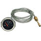 AL24293-Chrome Manual Temperature Gauge (Chrome) Fits John Deere 1020 1030 1130