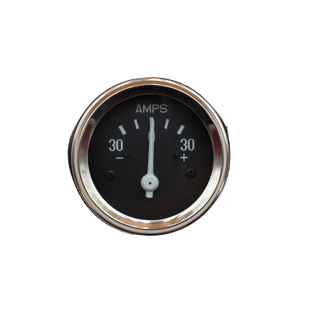 70254407 Chrome Amp Meter (30-0-30) Fits Allis Chalmers 170 190 B C D10 D12 D14