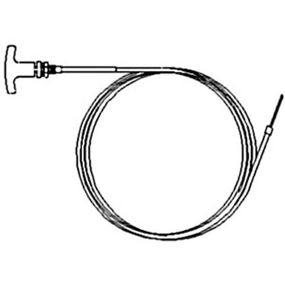 82" T-Handle Pull Cable Fits Case/International Harvester Replaces 47V1535