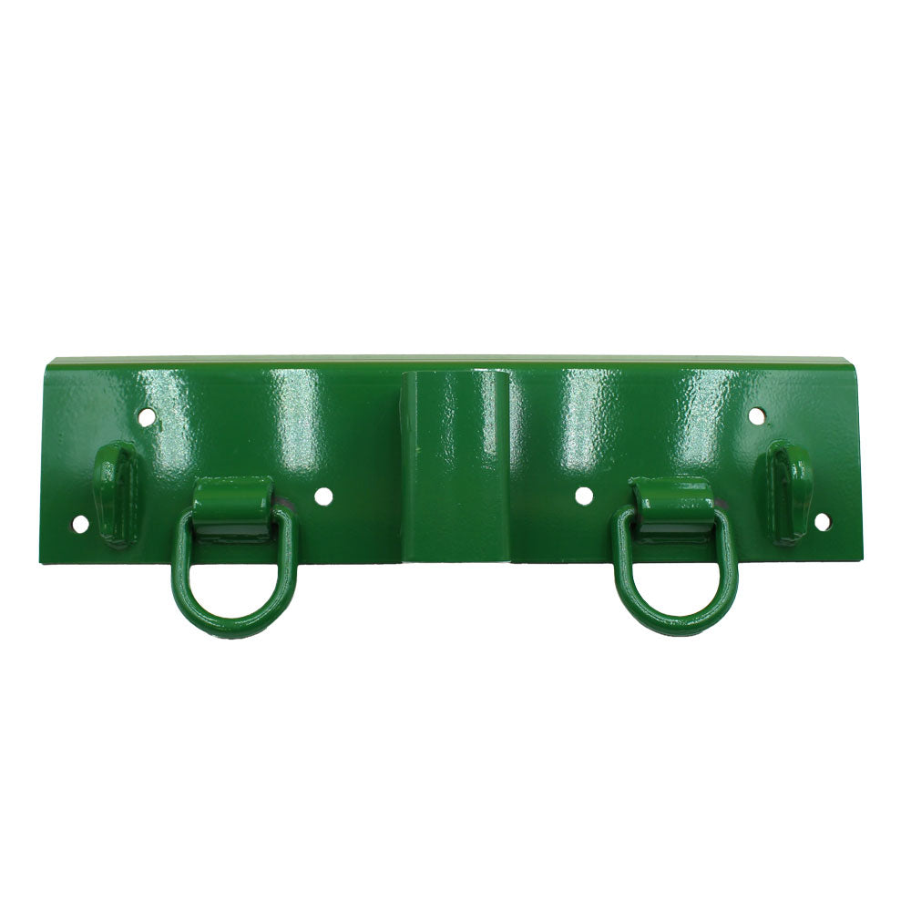 4 Grab Hooks 4 D-Rings and 2" Receiver Fits John Deere Bucket 1023E 1025R 1026R