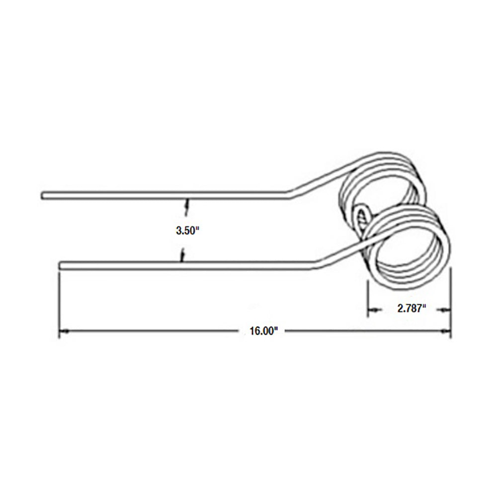 R18030616 Tedder Tooth Fits Galfre GT280 Fits Hesston 3710
