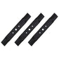 1 Set of 3 Hi Lift Blades 48 Deck Fits John Deere L120 L130 Mowers GX20250 GY205
