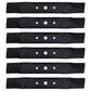 330-619 Set of 6 Blades Fits John Deere 48" Deck GX20250 GY20568