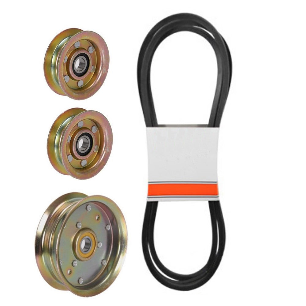 GX20305 Mower Deck Belt & Idler Pulley Set Fits John Deere L120 L130