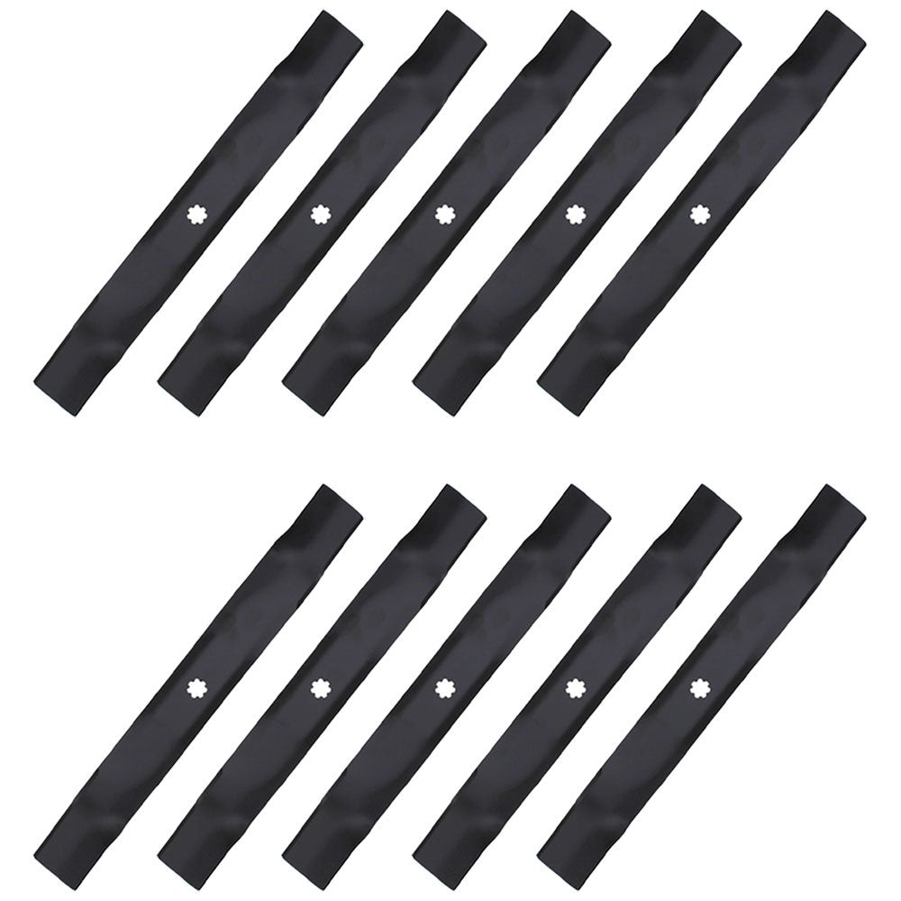 AM137327 Qty. 10: Lawn Mower Blades Fits John Deere 102 105 107S 115 125 135