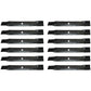 AM137327 Qty. 12: Lawn Mower Blades Fits John Deere