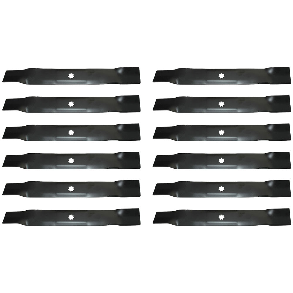 AM137327 Qty. 12: Lawn Mower Blades Fits John Deere