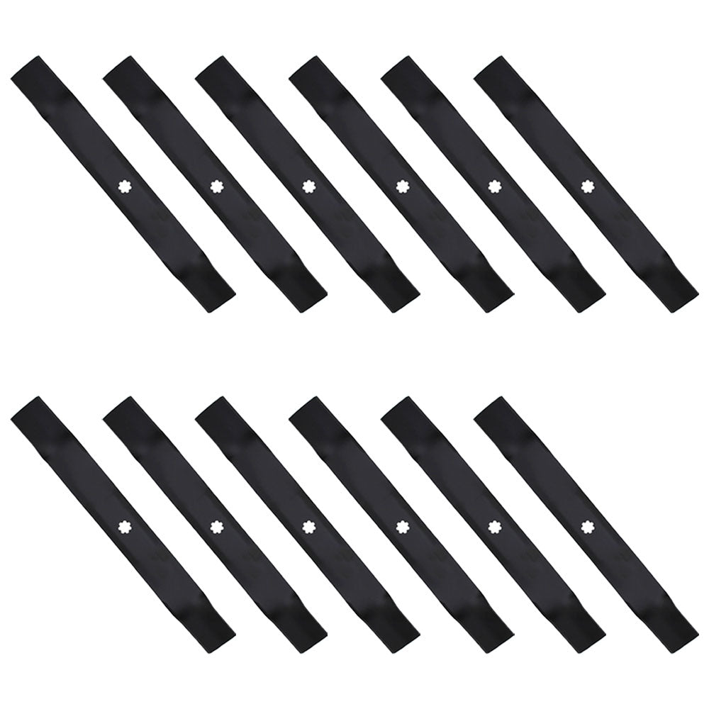 12pk Mower Blades AM137333 GX22151 GY20850 Fits John Deere D100 D110 LA125 LA135