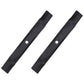 Set of 2-42" Predator Mulching Mower Blades Fits John Deere AM137327