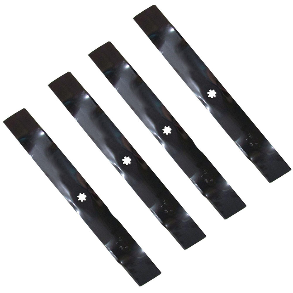 2 Sets Mower Deck Blades Fits John Deere 42'' D100 D110 D120 D130 Z225 Z235 D125