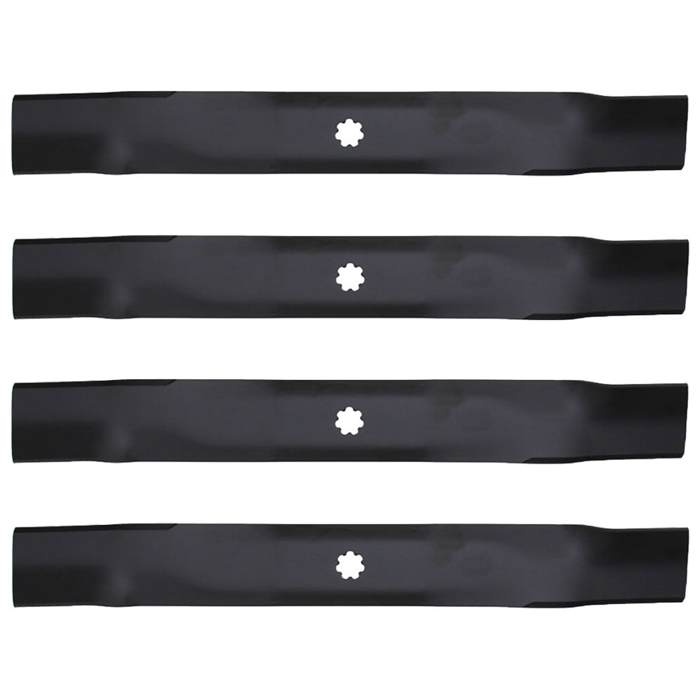 AM137327 Qty. 4: Lawn Mower Blades Fits John Deere 102 105 107S 115 125 135 D100