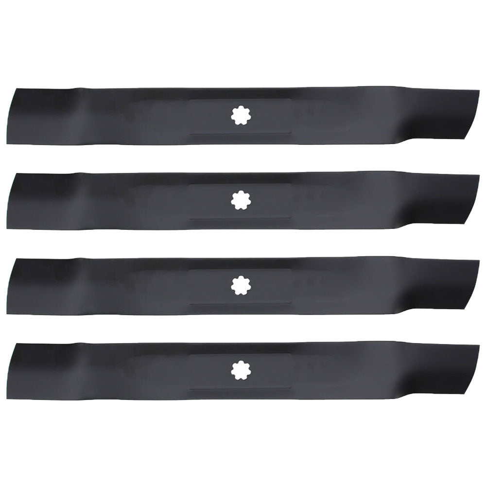 AM137327 Qty. 4: Lawn Mower Blades Fits John Deere 102 105 107S 115 125 135 D100