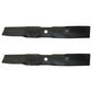 Qty 2: Bagging Lawn Mower Blades
 Fits John Deere Replaces GX25668