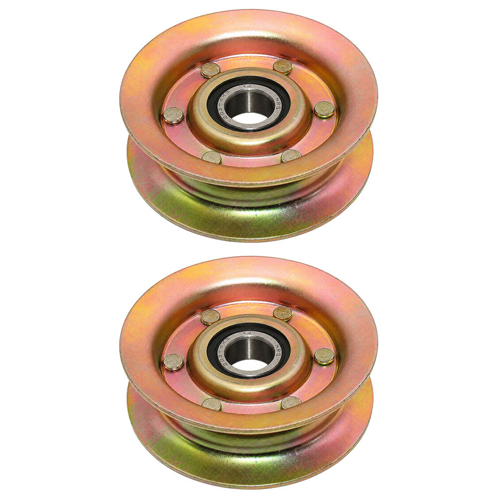 GY20067 Qty 2: Flat Idler Pulley Fits John Deere 108 108-17HS 125 14.542GS 155C