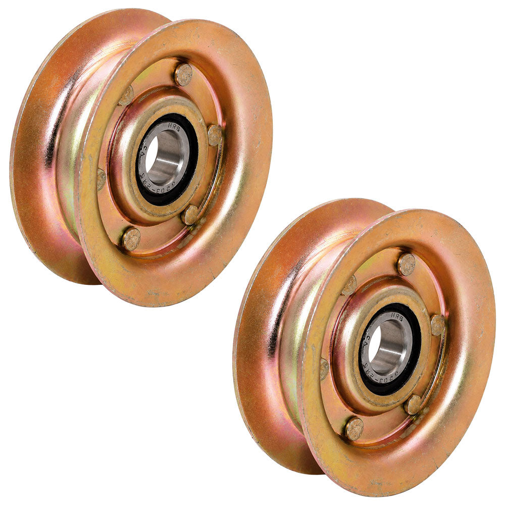 GY20067 Qty 2: Flat Idler Pulley Fits John Deere 108 108-17HS 125 14.542GS 155C