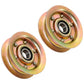 GY20067 Qty 2: Flat Idler Pulley Fits John Deere 108 108-17HS 125 14.542GS 155C