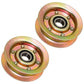 GY20067 Qty 2: Flat Idler Pulley Fits John Deere 108 108-17HS 125 14.542GS 155C