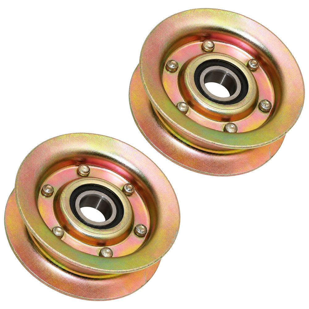 GY20067 Qty 2: Flat Idler Pulley Fits John Deere 108 108-17HS 125 14.542GS 155C