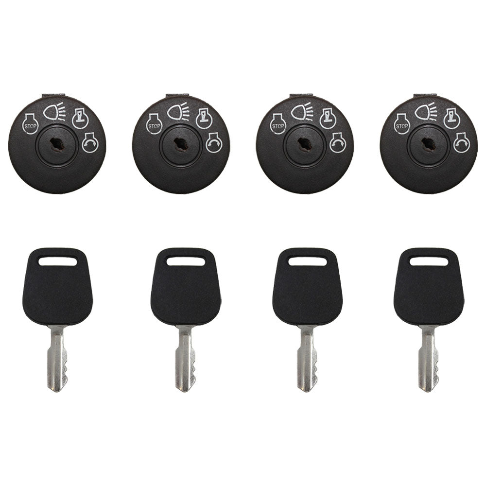 725-1741 Qty 4: Ignition Switches with Keys Fits Cub Cadet 1170 1180 1212 1515