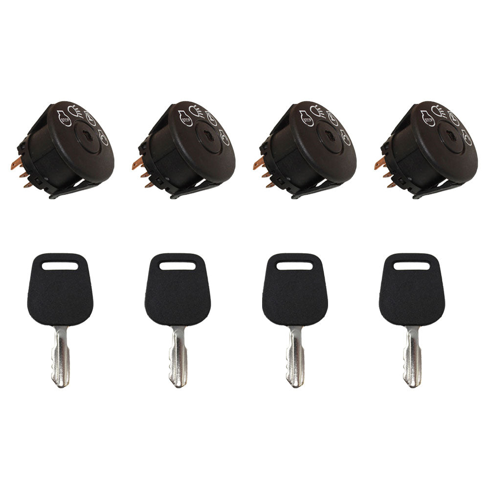 725-1741 Qty 4: Ignition Switches with Keys Fits Cub Cadet 1170 1180 1212 1515